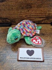 Ty Beanie Baby Zoom Sea Turtle Retired Soft Toy with Tag