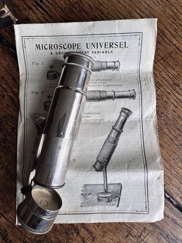 Vintage brevete microscope - brevete,