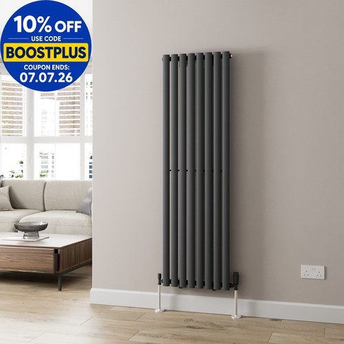 Anthracite designer radiator - anthracite,