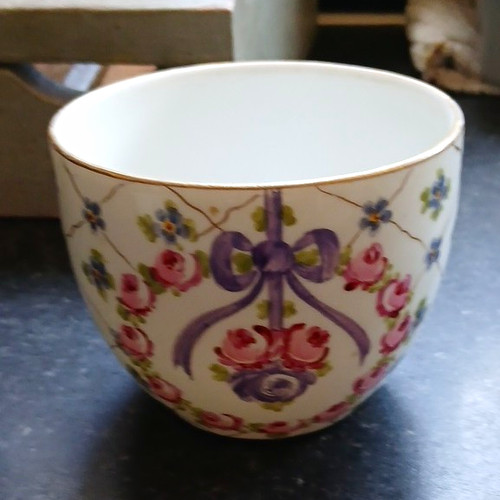 Dresden porcelain floral - floral, bowl