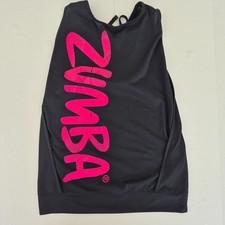 ZUMBA Top XS Black Womens