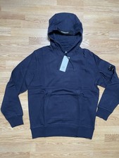Navy CP Company Goggle Hoodie