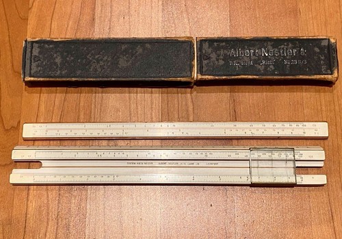 Slide rule albert nestler - slide,