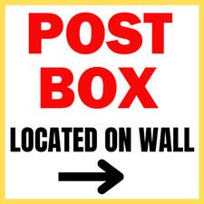 POST BOX LOCATED ON WALL with