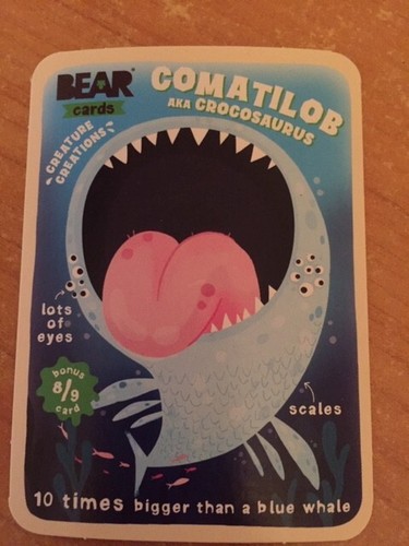 Bear card creature - yo,