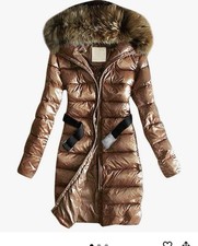 Women’s Brown Hooded Puffer