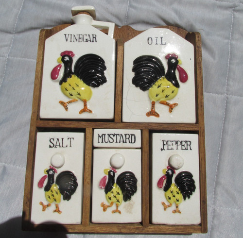 Vtg relco rooster hanging - rooster,
