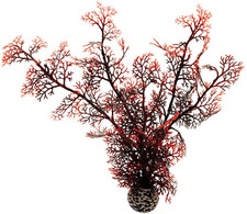 Bi Orb Sea Fan Med Crimson Tank Decoration