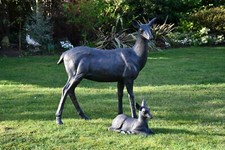 Watching Doe statue .. Cast in