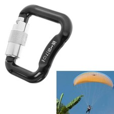 Abseiling Paragliding Parachute Equipment 20KN Auto Locking Carabiner Hook