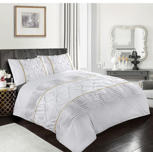 Lux pin tuck duvet cover - cover, set