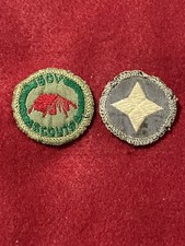 Very Old Boy Scouts Badges X2 