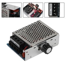 AC 110-220V 10000W SCR Electronic Voltage Regulator Motor Control Thermostat UK