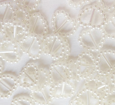 White pearl heart - pearl,
