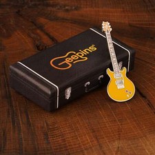 Guitar Pin Badge PRS Santana Miniature Guitar Accessories Yellow