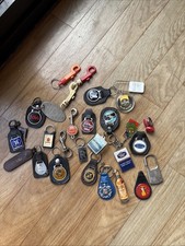 Vintage Joblot Of Car Key rings Key Fobs RR Watneys VW The Bug Mini Clubman