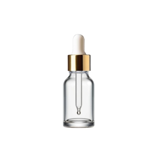 Clear glass bottles with - glass,