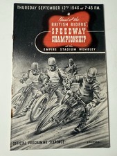 Final Of The British Riders Speedway Championship Empire Stadium 1946