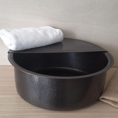 Handmade copper pedicure bowl - copper,