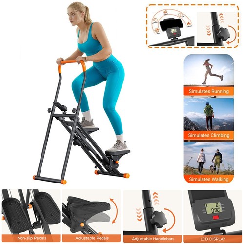 Vertical climber stair stepper - climber,