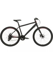 Carrera Subway 1 Medium 18'' Frame Mens Hybrid Bike - Dark Grey + LOCK