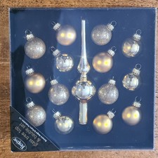 Festive glass tree - tree, topper