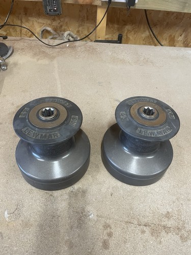 Pair lewmar winches - pair,