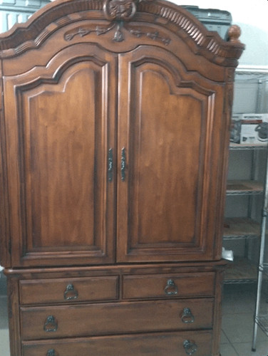 Wardrobe cabinet cherry - cabinet, wood