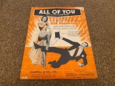 MLF9 SHEET MUSIC - ALL OF YOU FROM SILK STOCKINGS. FRED ASTAIRE & CYD CHARISSE