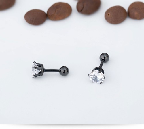 Pair diamond stud style - diamond,