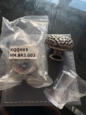 Wickes Hammered Antique Pewter Cabinet Knob - 40mm