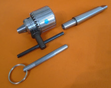 Jacobs No.32 Chuck (Strip/Clean /Oil) 0-3/8" + MT2 Arbor+ New K32Key + Pin Drift