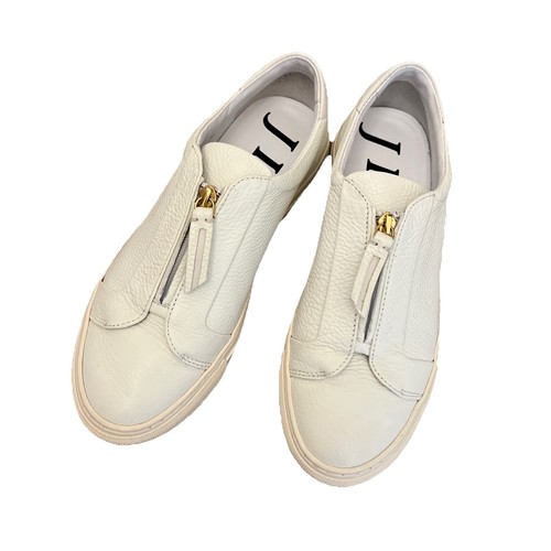 Jigsaw white real - real, leather