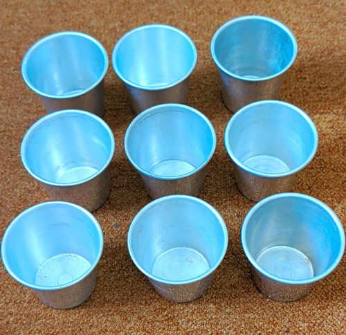 Vintage aluminium individual - 9,