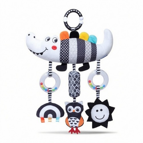 Hanging toy with rattle rings - toy,