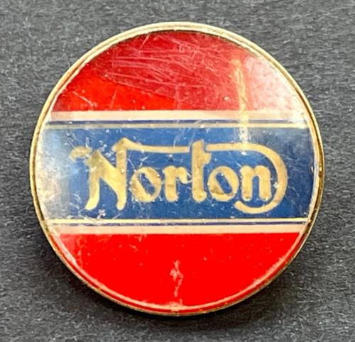 Motorcycle pin badge norton - badge,