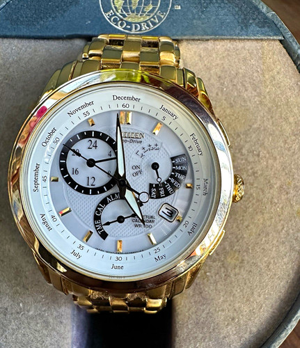 Citizen eco drive e870 gold - citizen,