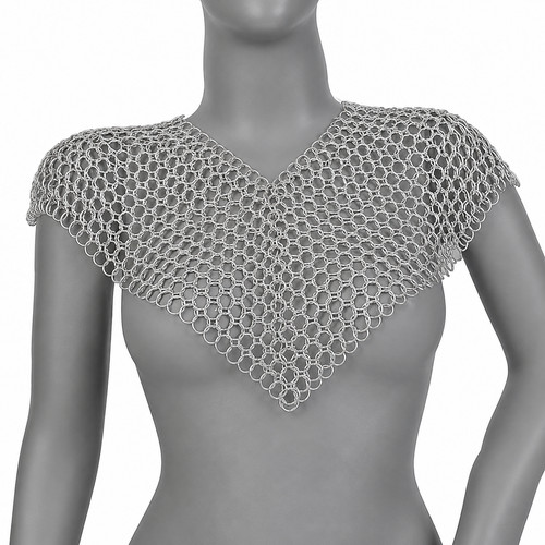 Medieval chainmail mantle - medieval,