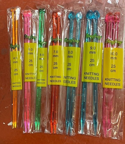Knitting needles acrylic - knitting, needles,