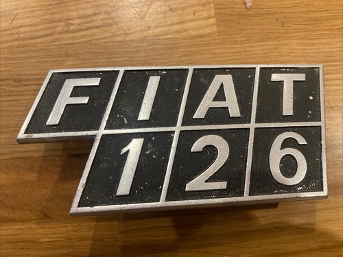 Fiat 126 car - fiat, emblem/