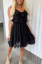 Ladies Frilly Layered Dress