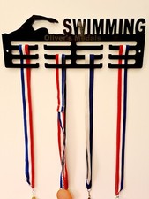 Personalised swimming medal - swimming,