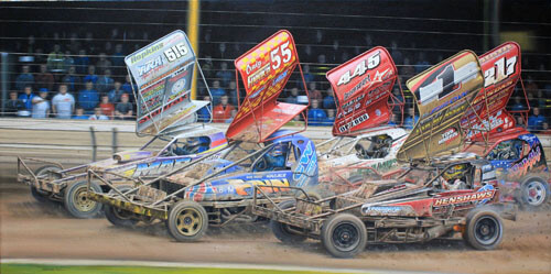 Brisca print entitled - brisca, 'let