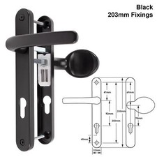 UPVC Lever Pad Door Handle