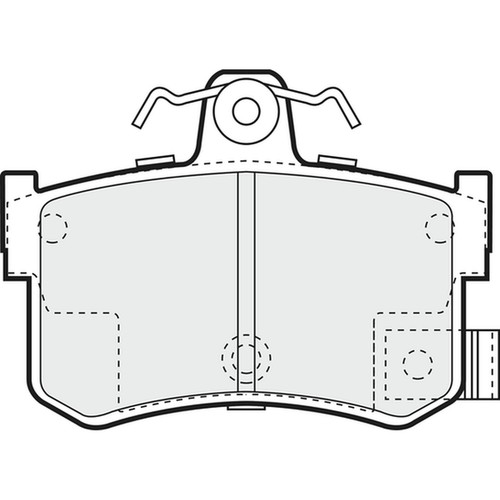 Brake pads set for - pads, rover
