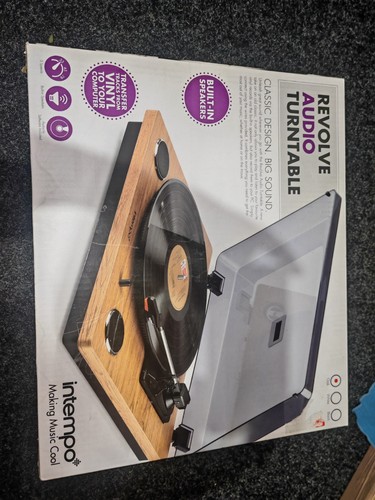 Record player - record,