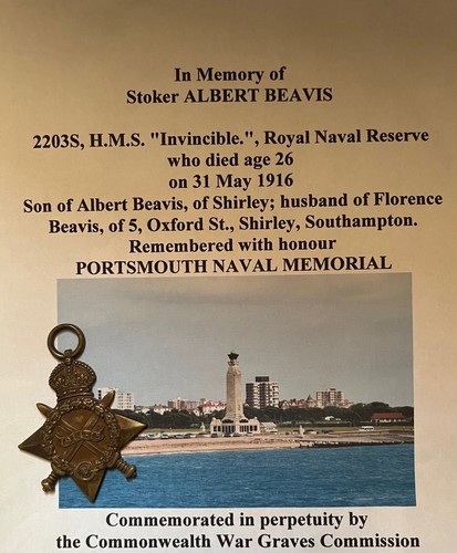 1914 star medal kia hms - medal,
