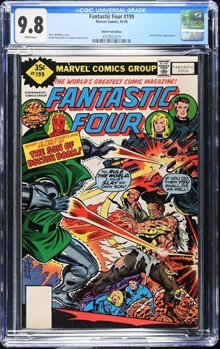 Fantastic four 199 - four, 9.8