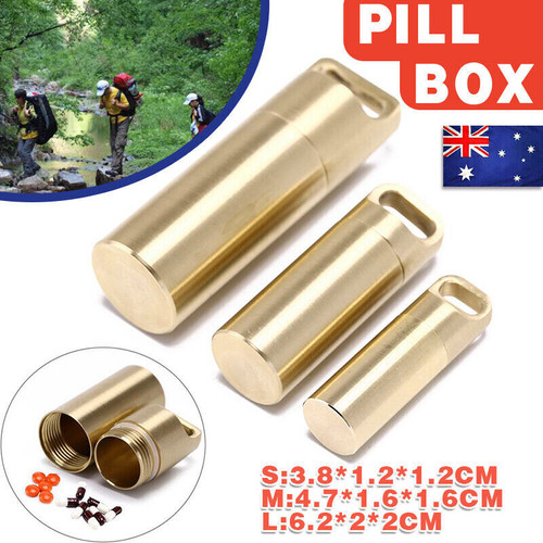 Waterproof pill box case - pill,