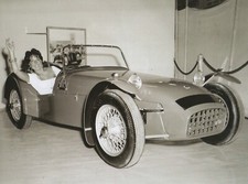 LOTUS SEVEN SELF ASSEMBLY MOTOR CAR VIEW 1959  MOUNTED PRINT MOTORING HISTORY